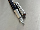 Rotring Data Initial Navy Blue / Chorme cap  - Roller Ball