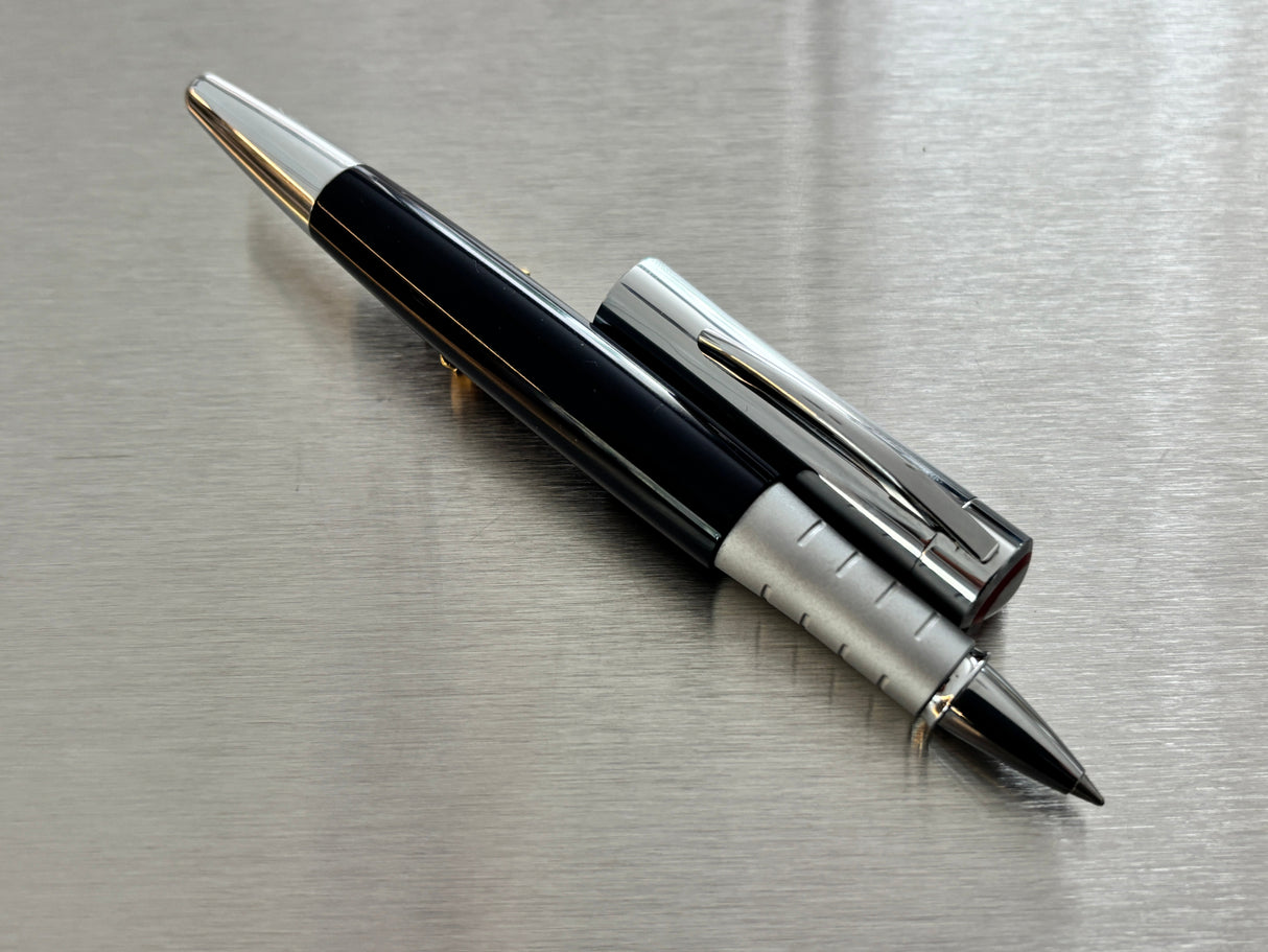 Rotring Data Initial Navy Blue / Chorme cap  - Roller Ball