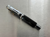 Monteverde Mini faceted Pen Black chrome trim - Fountain Pen
