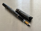 Laban Spider Web Black and silver - Fountain Pen
