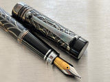 Laban Spider Web Black and silver - Fountain Pen