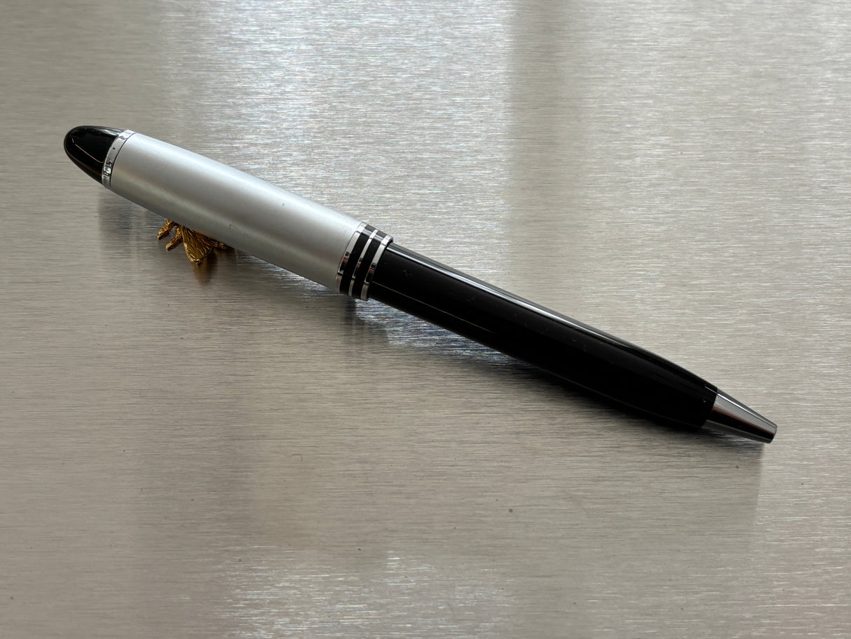 Aurora Ipsilon Black silver matte Cap - Ball Pen