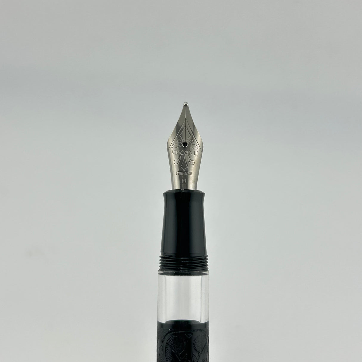Visconti Ragtime III Black Chased - Fountain Pen