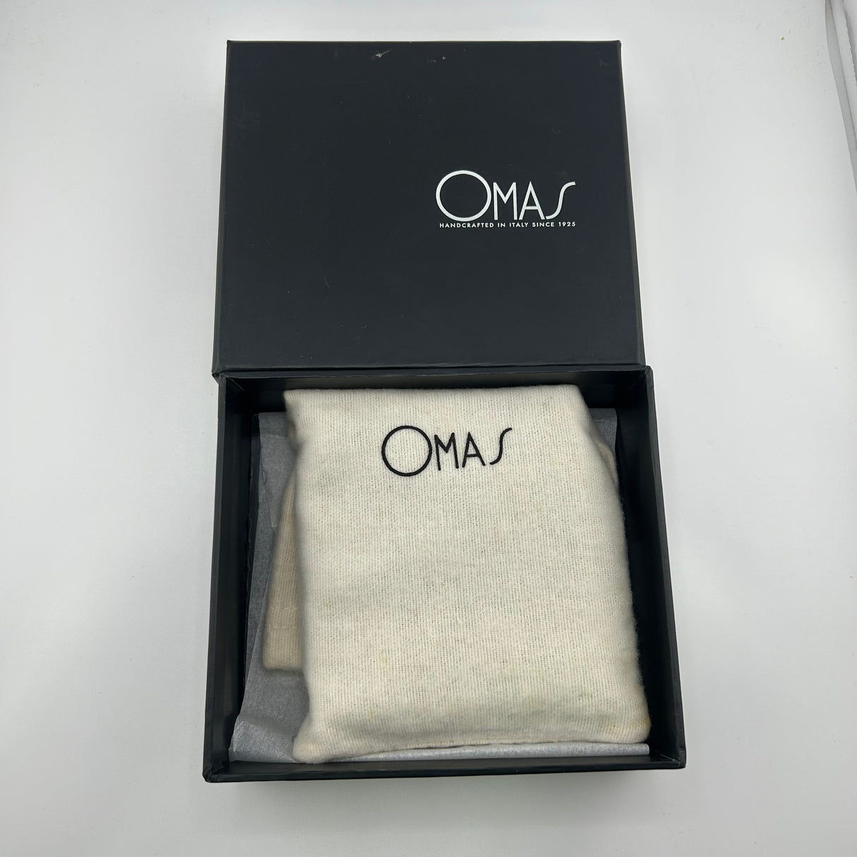 Jimmy's pick - Omas Wallet Black leather 100% Made in Italy