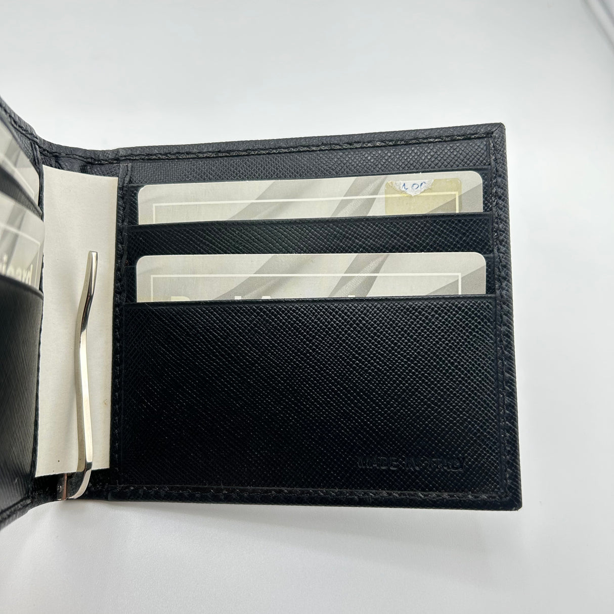 Jimmy's pick - Omas Wallet Black leather 100% Made in Italy