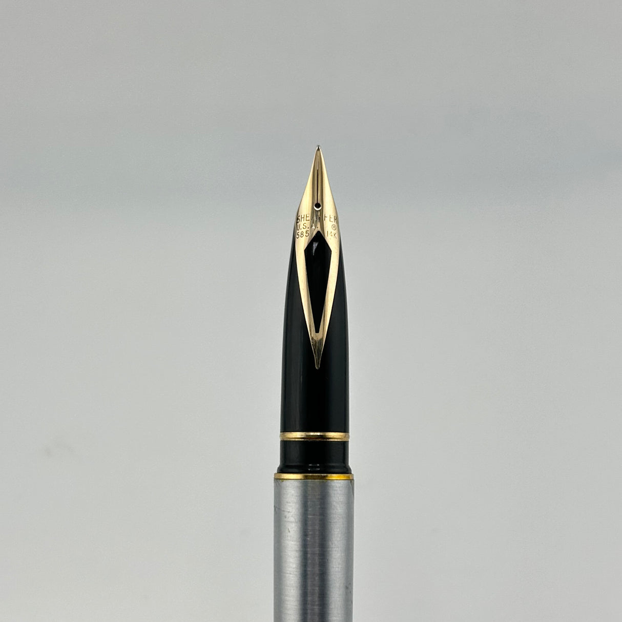 Jimmy's pick - Sheaffer Targa Brushed stainless steel 14K585 gold
