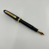 Jimmy's pick - Platinum Japan 3776 Black Gold nib 14K585 Double Broad ! - Fountain Pen