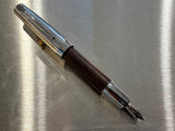 Jimmy - Faber Castell E-Motion Burlwood chrome cap -  Fountain Pen