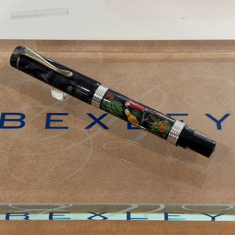 Bexley Pen Plus The of Paradise  Birds  10K gold clip Hand Painted