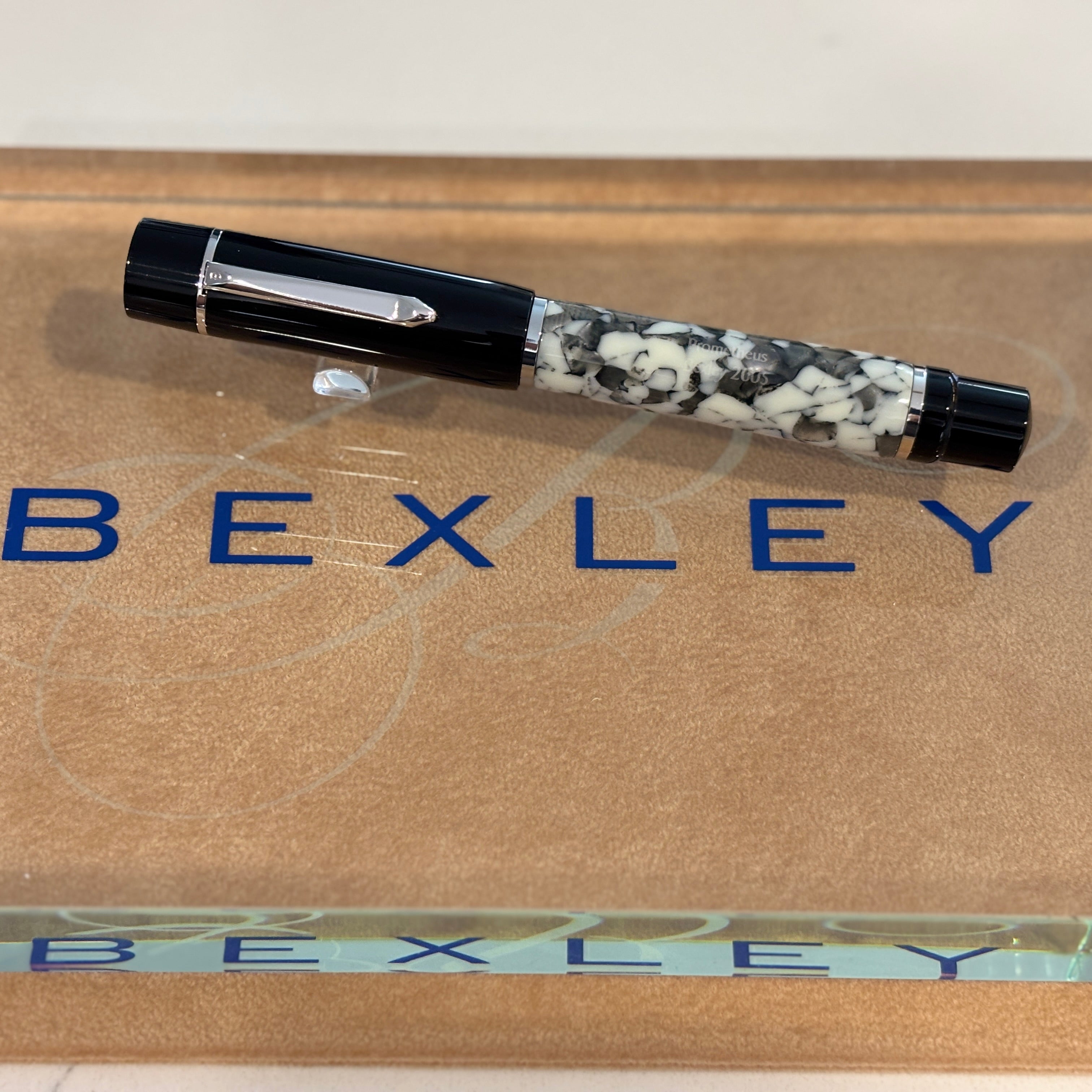 Bexley Prometheus Grand Cracked Ice huge # 8 nib ! – Fountain Pen