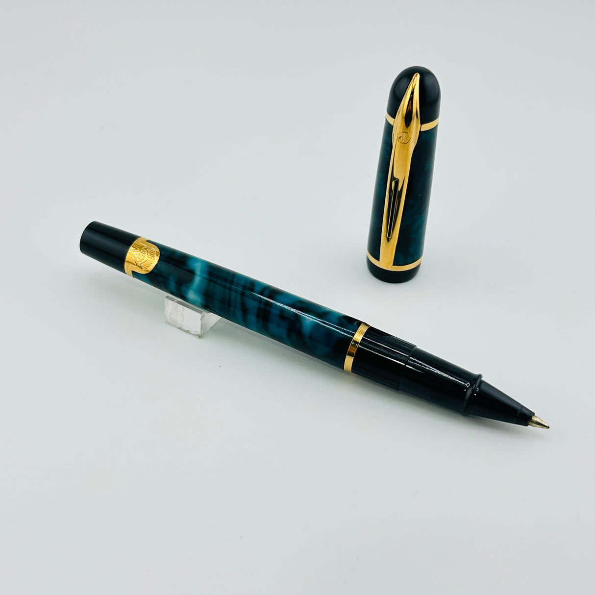 Waterman Phileas Green Marble - Rollerball