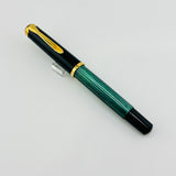 Pelikan M200 Striped Green 14K GOLD NIB - Fountain Pen