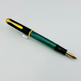Pelikan M200 Striped Green 14K GOLD NIB - Fountain Pen