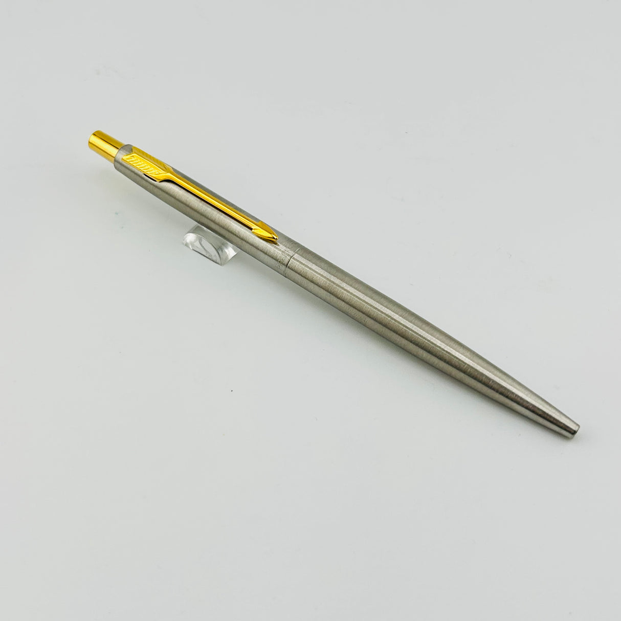 Parker Fighter brushed stainless steel  -Ballpoint