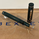 Bexley Decoband Light Green and Black ebonite Ripple Limited Edition 100 pens