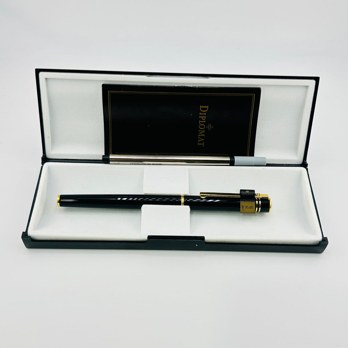 Diplomat Attache Black Lacquer circa 1990 - Rollerball