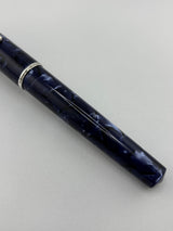 Armando Simoni Club Bologna Medio Blue la Royale Celluloid fitted with Nakaya Double Broad 14kt Gold Nib