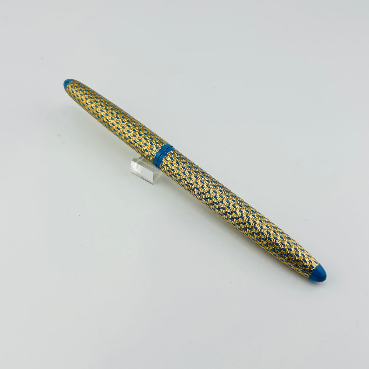 Vintage Sheaffer Skripsert in Paisley Periwinkle - Fountain Pen and Pencil