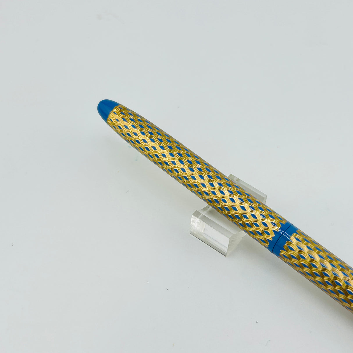 Vintage Sheaffer Skripsert in Paisley Periwinkle - Fountain Pen and Pencil