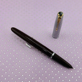 Parker 51 Vacumatic Burgundy Sterling silver cap Diamond Clip  - Fountain Pen
