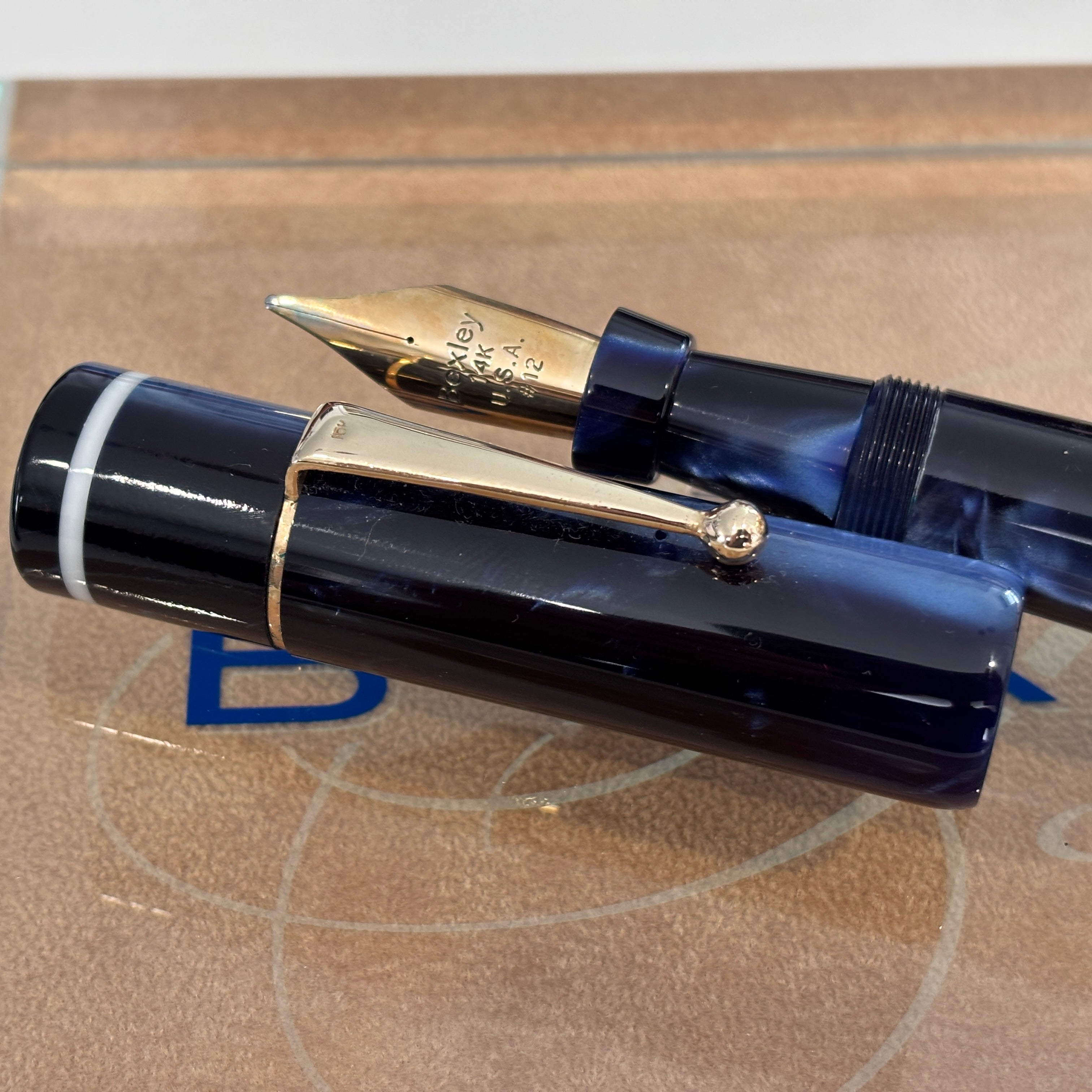 Bexley Giant Purple Marble 043/100 produced huge #12 nib
