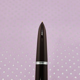Parker 51 Vacumatic Burgundy Sterling silver cap Diamond Clip  - Fountain Pen