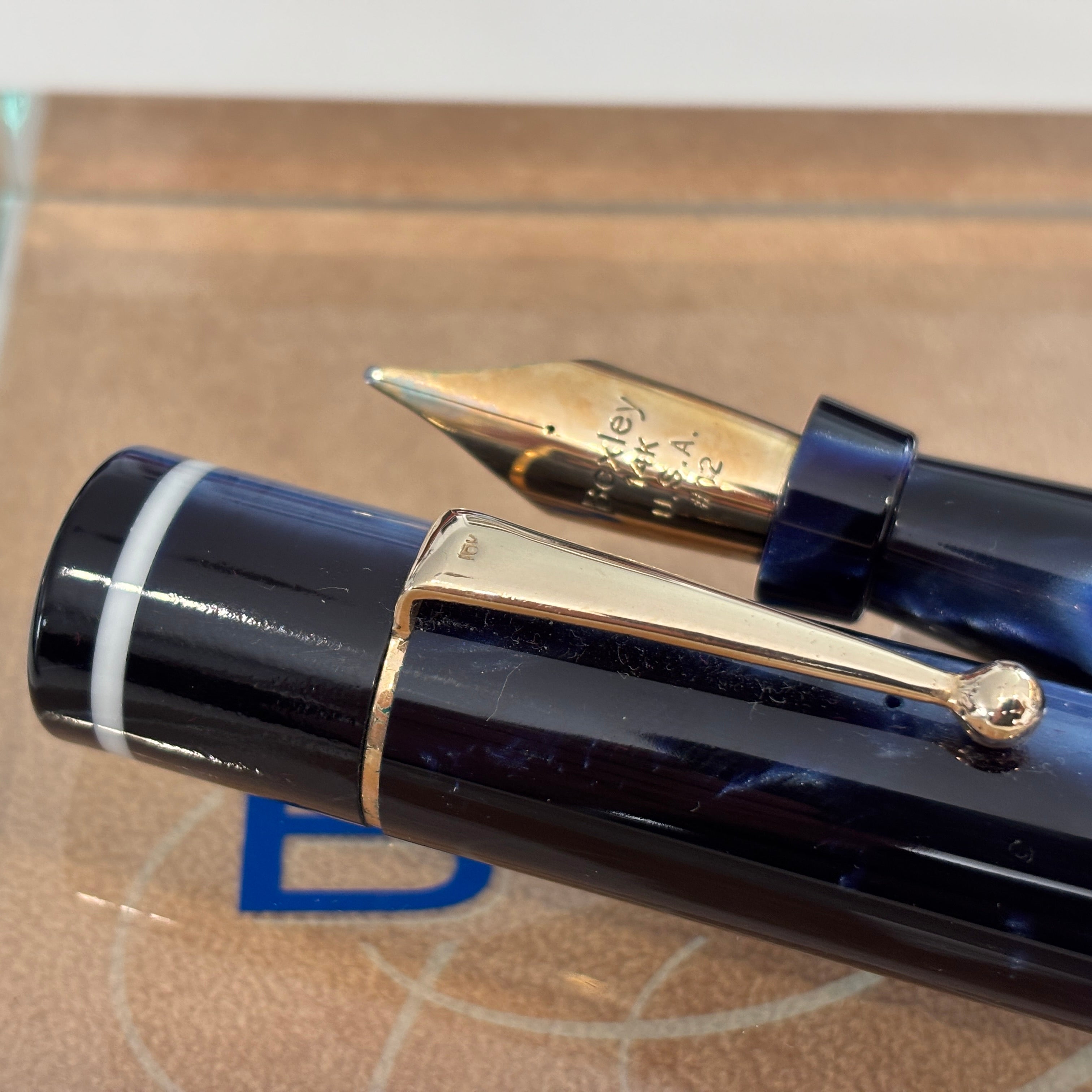 Bexley Giant Purple Marble 043/100 produced huge #12 nib