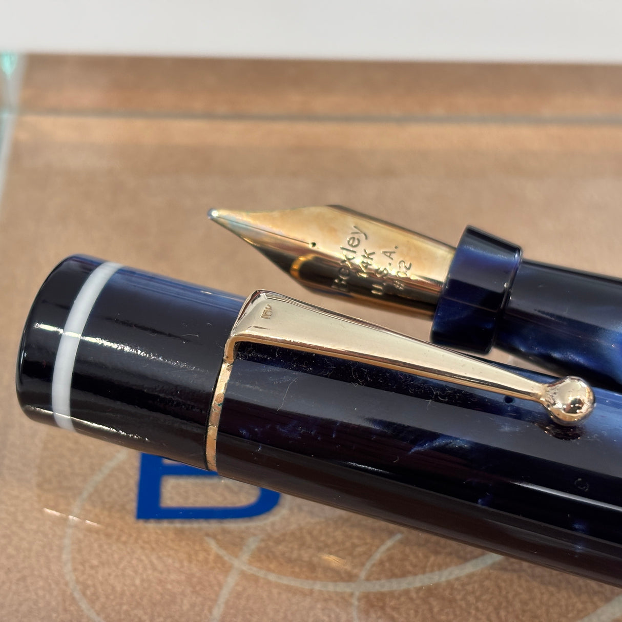 Bexley Giant Purple Marble 043/100 produced huge #12 nib !