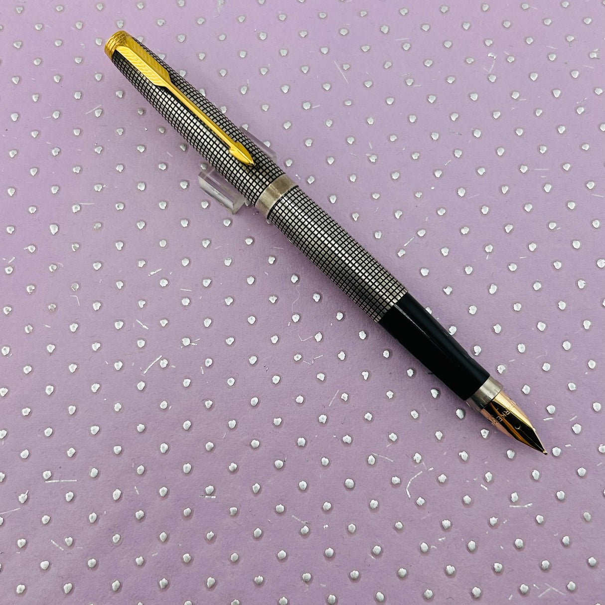 Parker 75 Sterling silver cisele  - fountain Pen
