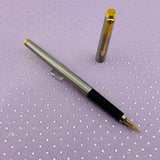 Parker 180 Brushed steel New condition  - Fountain Pen
