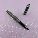 PILOT Custom Silver Black lines Circa 1976 - fountain Pen