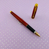Parker 75 Jasper red  Quartz New condition RARE COLOR SCARCE   - Fountain Pen