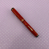 Wahl-Eversharp Ring top  Coral Celluloid Flexible nib   - Fountain Pen