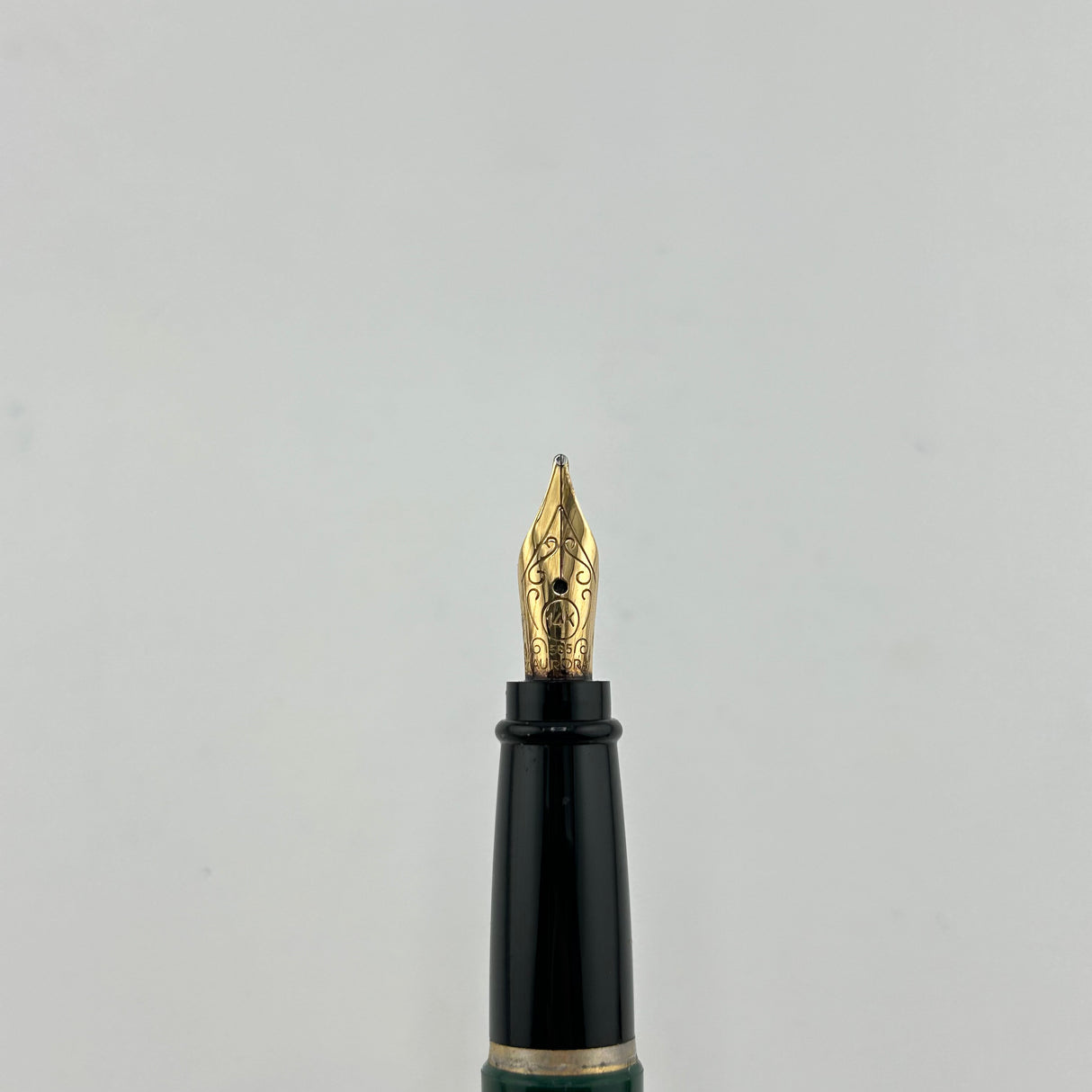 Jimmy's Pick - Aurora Ipsilon Deluxe Forest Green Gold nib 14K medium - Fountain Pen
