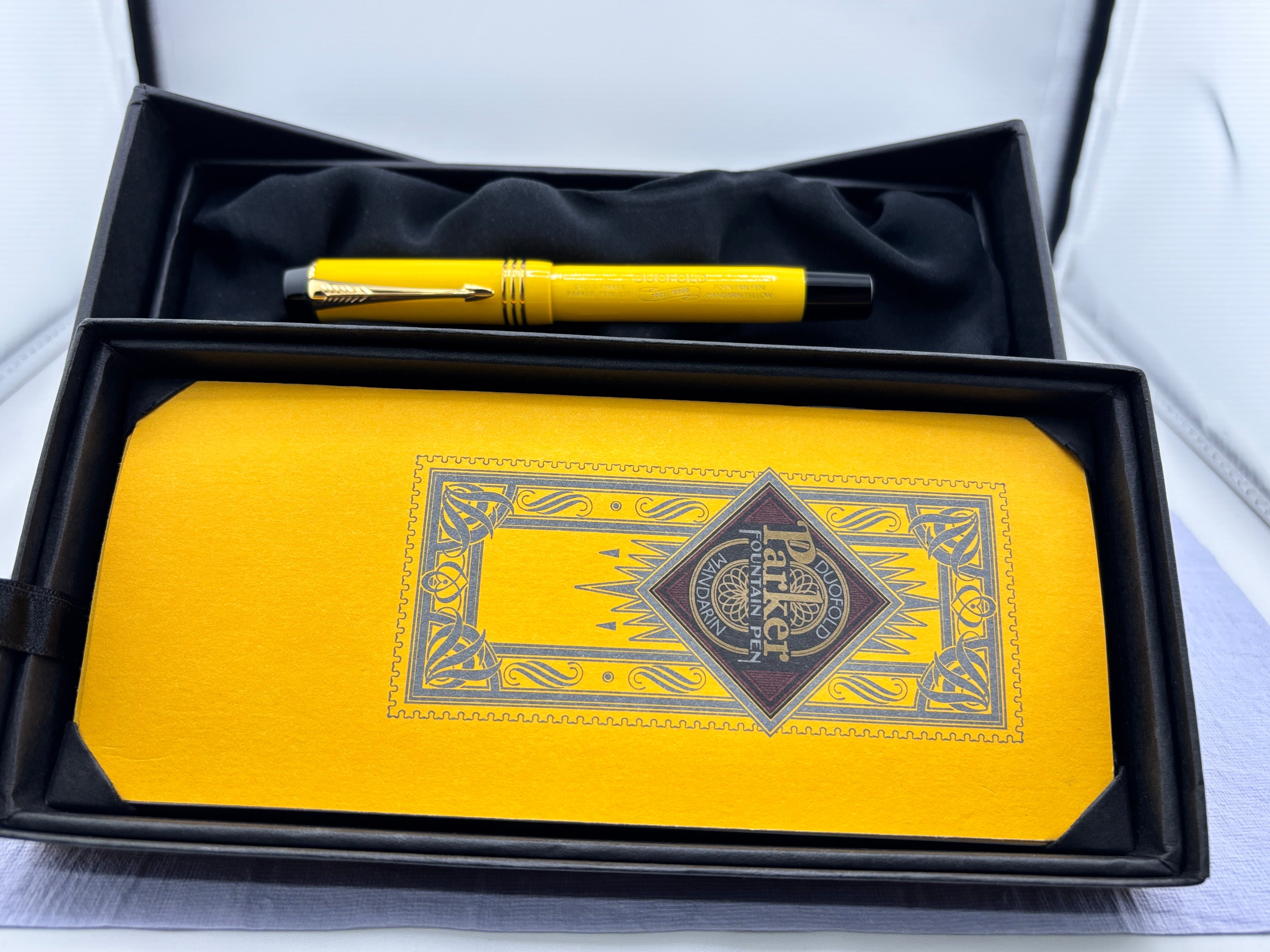 Parker Duofold Centennial Mandarin Yellow Limited Edition Fountain