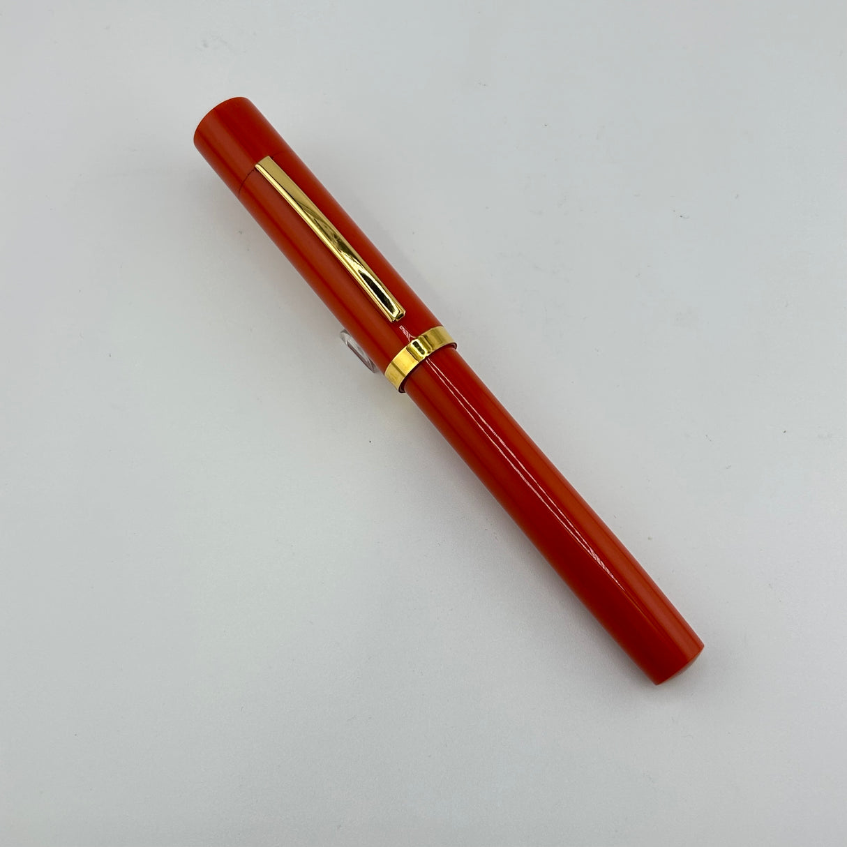 Bexley Orange Bexley gold trim  - Fountain Pen