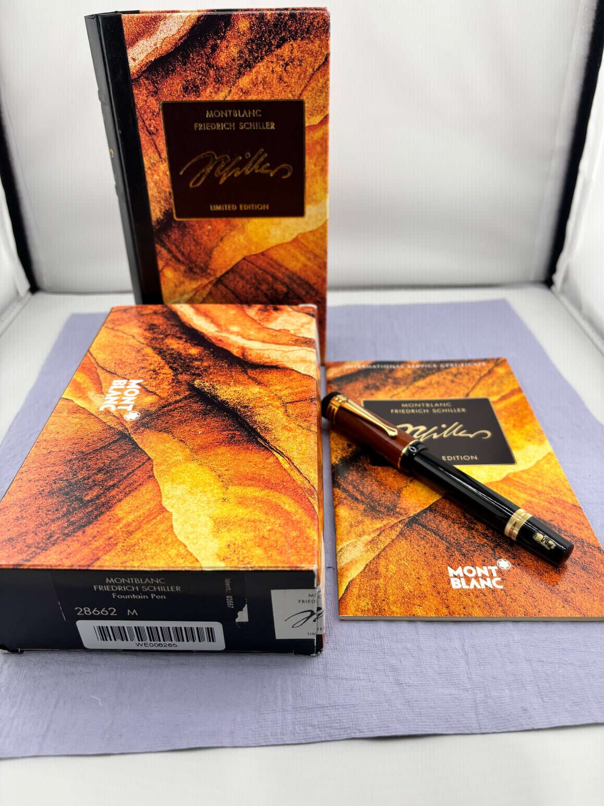 Montblanc Friedrich Schiller Writer Series Limited Edition Fountain Pen - Medium 18kt Gold Nib