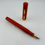 Bexley Orange Bexley gold trim  - Fountain Pen
