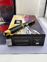 Montblanc Voltaire Writers Series Limited Edition Fountain Pen - Medium 18kt Gold Nib