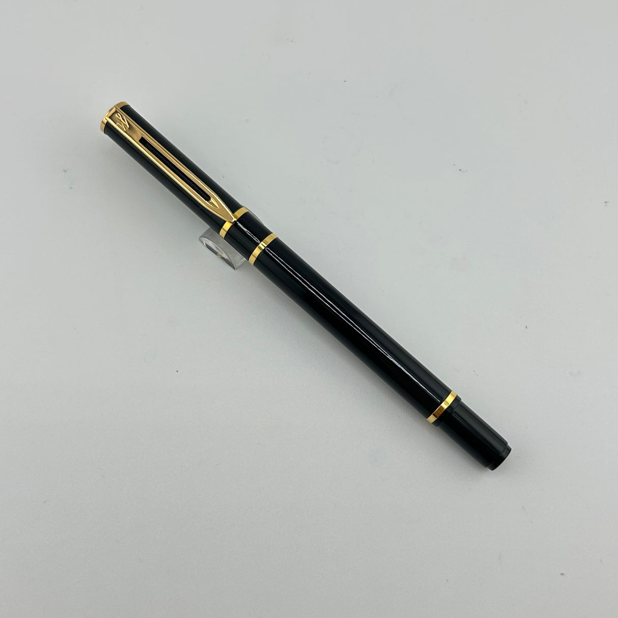 Waterman Laureat Black Lacquer - Fountain Pen and Rollerball Set