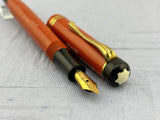 Montblanc # 20 Masterpiece Coral Button Filler