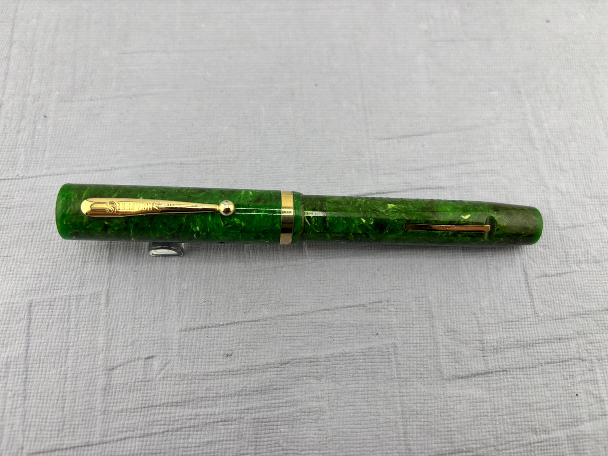 Sheaffer Flat Top Lifetime Oversize Green jade