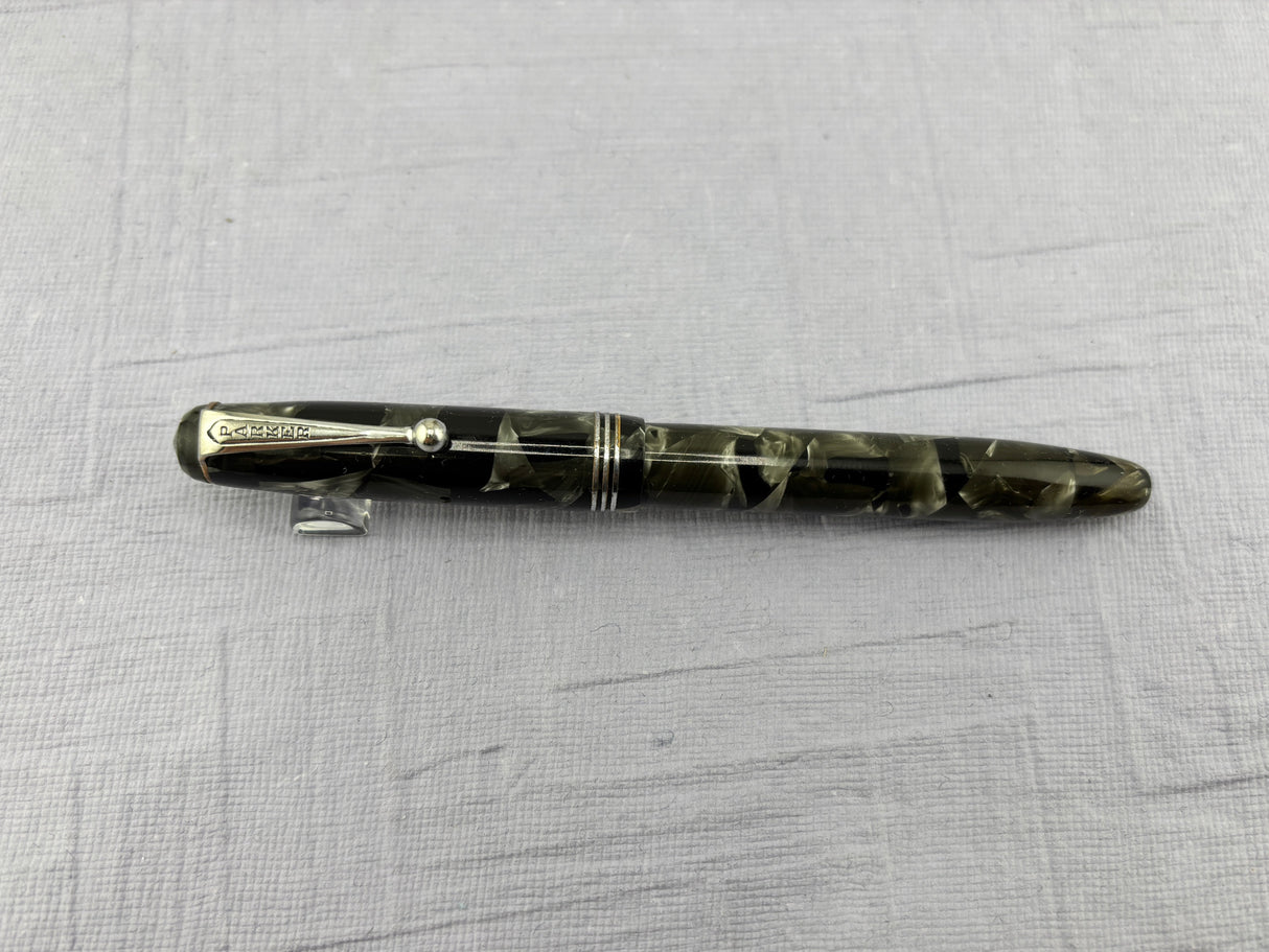 Parker Challenger Grey marble circa 1937