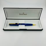 Diplomat Blue Marble Lacquer - Ballpoint