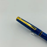 Diplomat Blue Marble Lacquer - Ballpoint