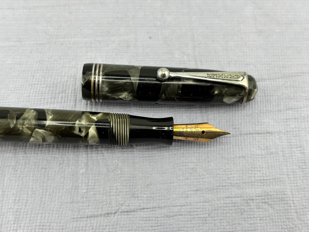 Parker Challenger Grey marble circa 1937
