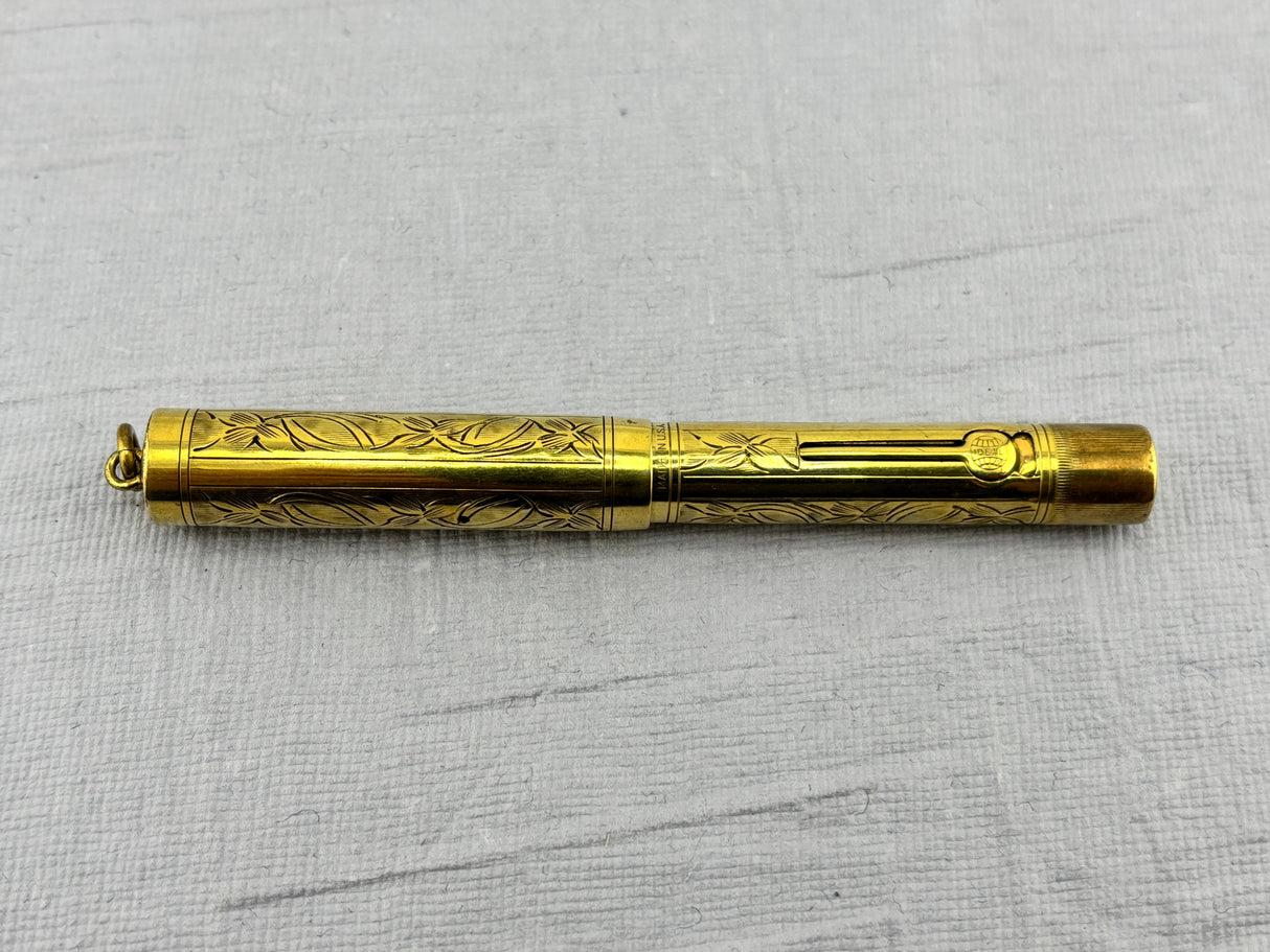 Waterman 0552 1/2V  Floral Leaves Pattern