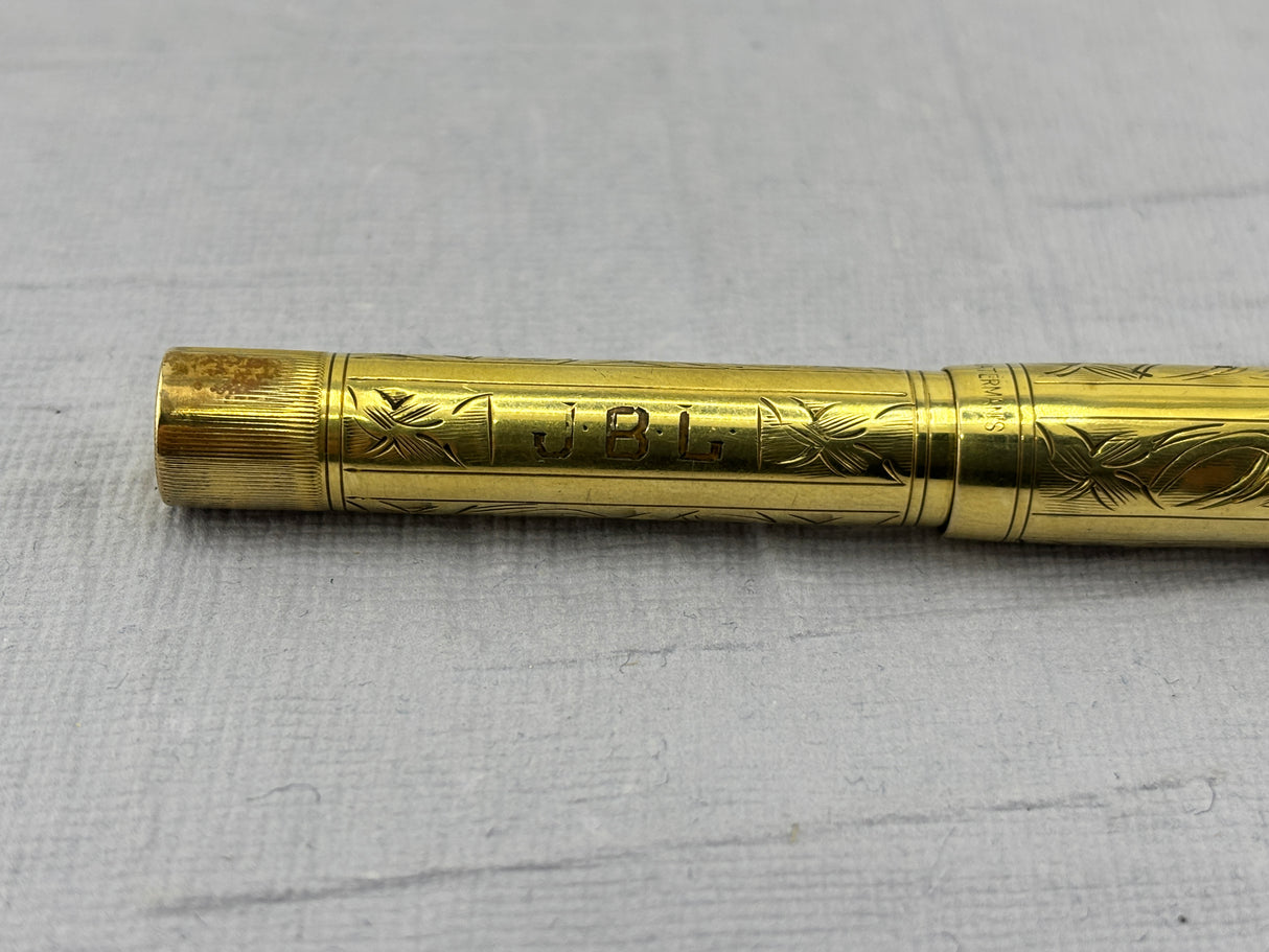 Waterman 0552 1/2V  Floral Leaves Pattern