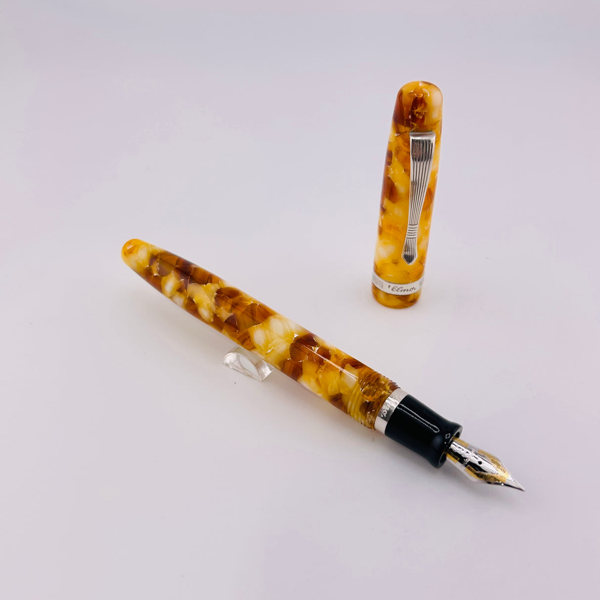 Montegrappa Bassano Elmo Celluloid Bumble Bee - Fountain Pen