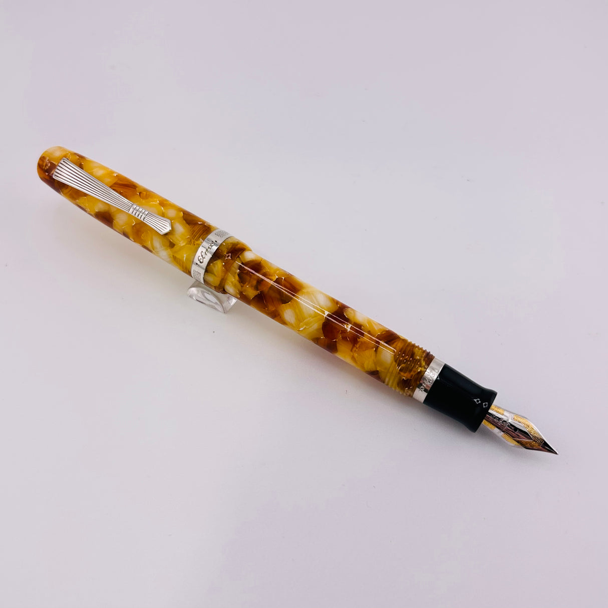 Montegrappa Bassano Elmo Celluloid Bumble Bee - Fountain Pen